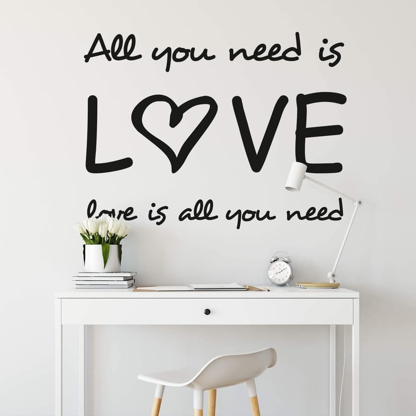 Adesivo murale - All you need is love...