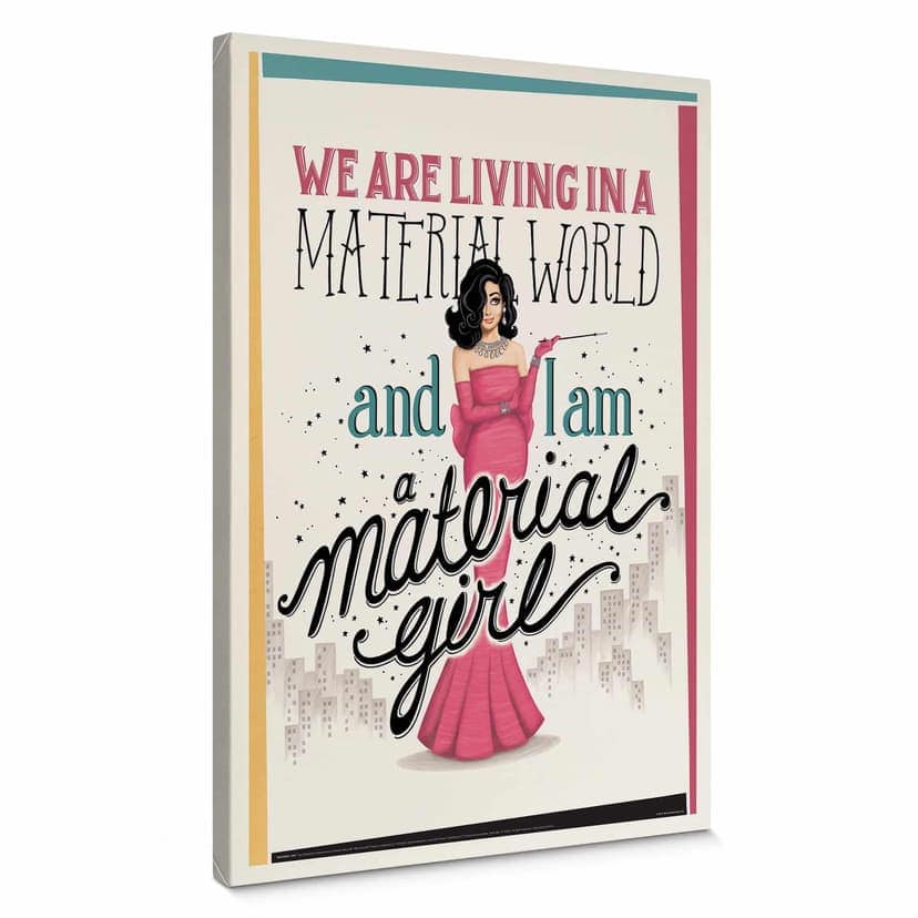 Stampa su tela Tohmé - Material Girl