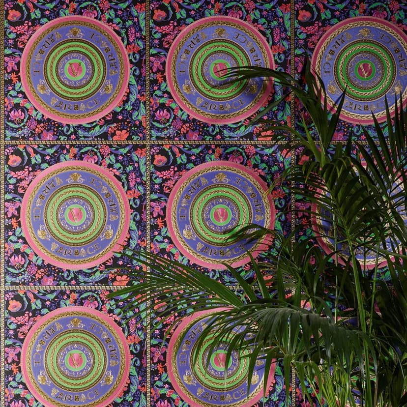 carta da parati Versace a colori in tessuto non tessuto carta da parati design floreale carta da parati lusso