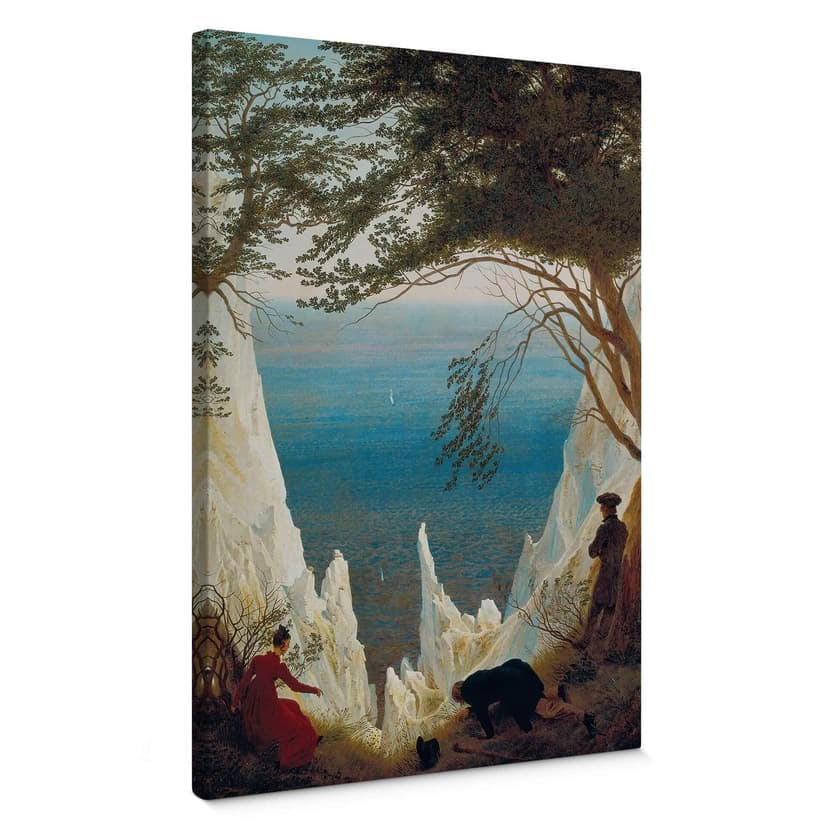 Quadro su tela Friedrich - Le scogliere di gesso di Rüg