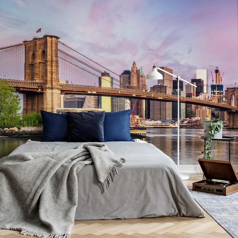 Fotomurale Colombo–Manhattan Skyline e Brooklyn