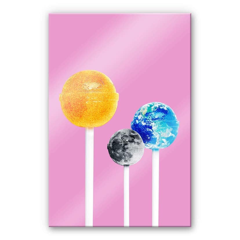 Stampa su vetro acrilico Loose - Lollipops