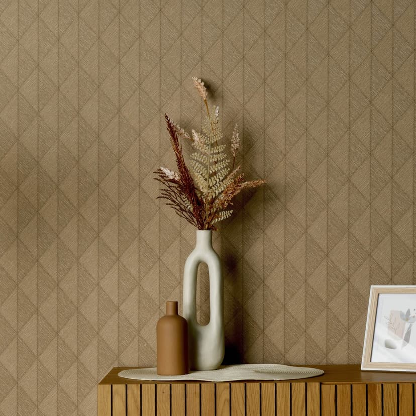 Guido Maria Kretschmer carta da parati grafica Woven Whisper Fashion for Walls 5 ocra