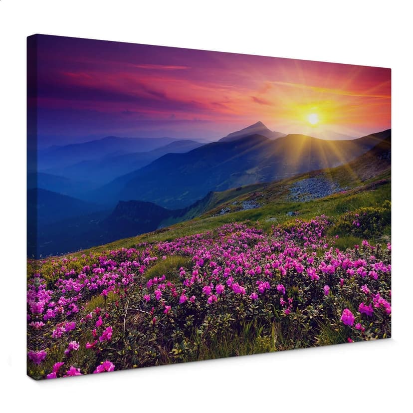 Tramonto sulle montagne