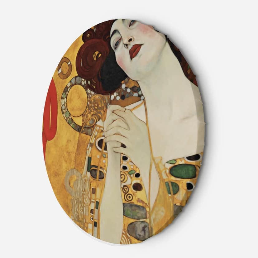 Quadro tondo - Bella donna - G. Klimt