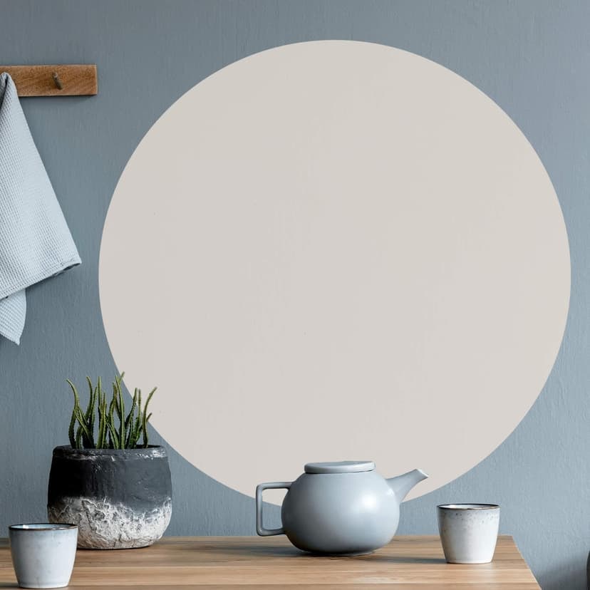 Adesivo murale Cerchio Beige
