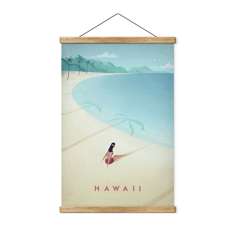 Poster tessile Rivers - Hawaii