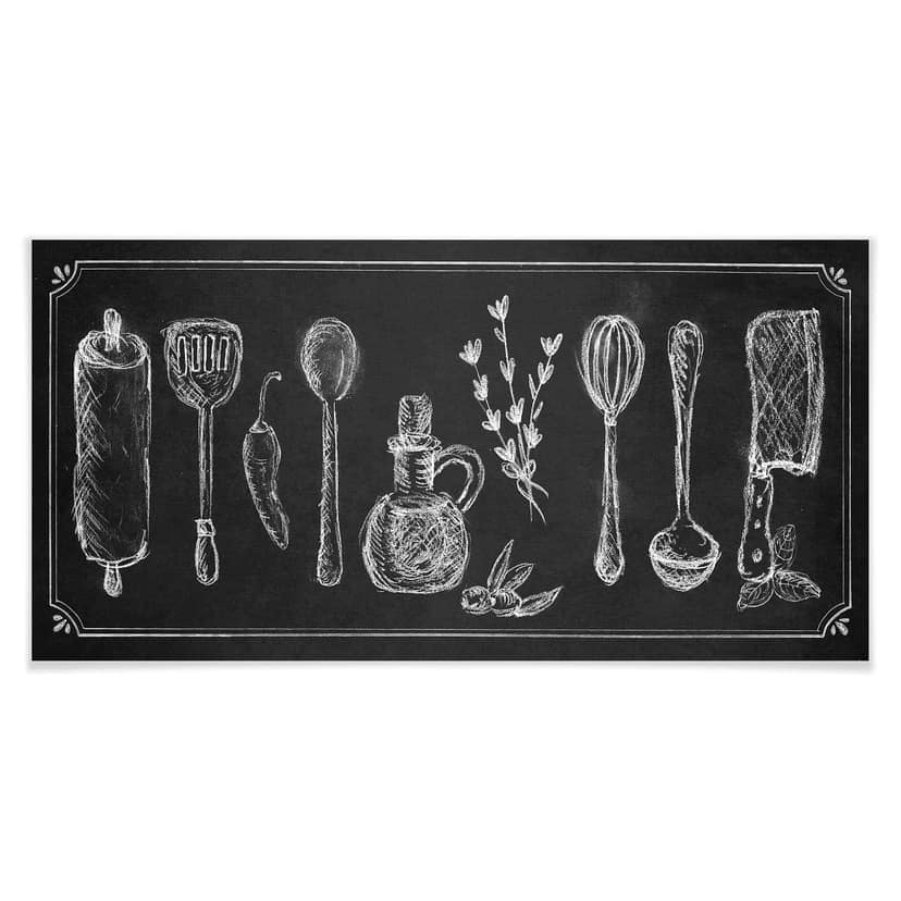 Poster - Cucina rustica - panoramica