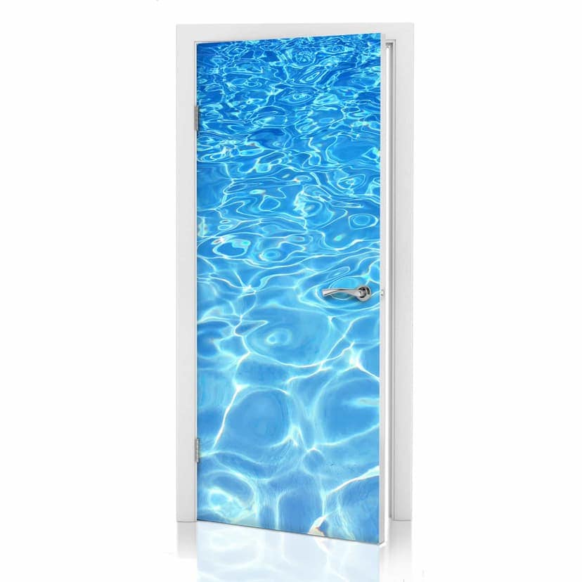 Adesivi per porte - Piscina infinita