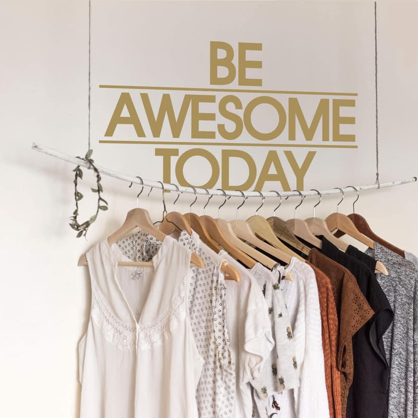 Adesivo murale  – Be awesome today