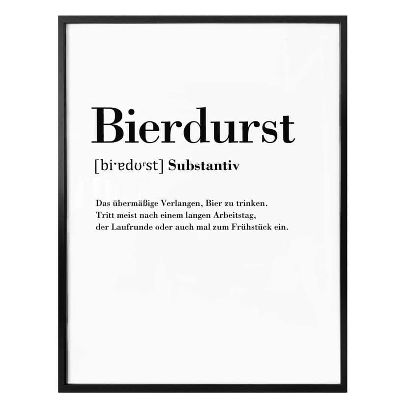 Poster - Bierdurst