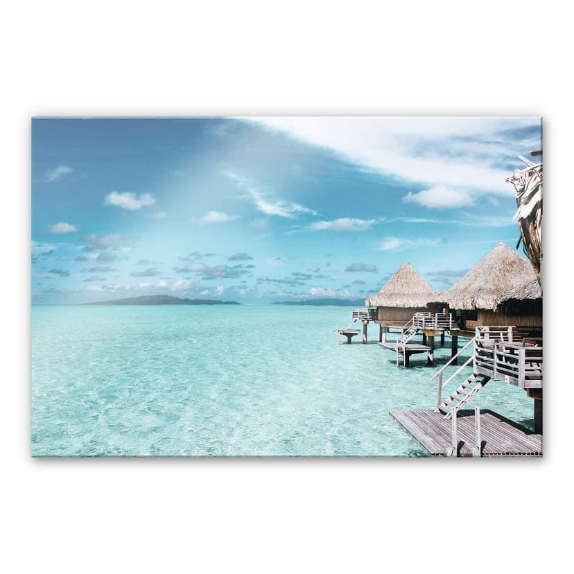 Stampa su vetro acrilico Vacanze in vetro acrilico alle Maldive