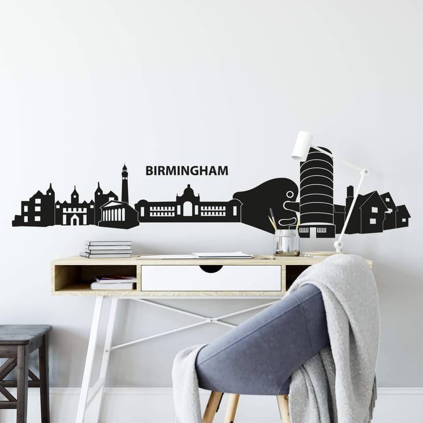 Adesivo murale - Profilo di Birmingham