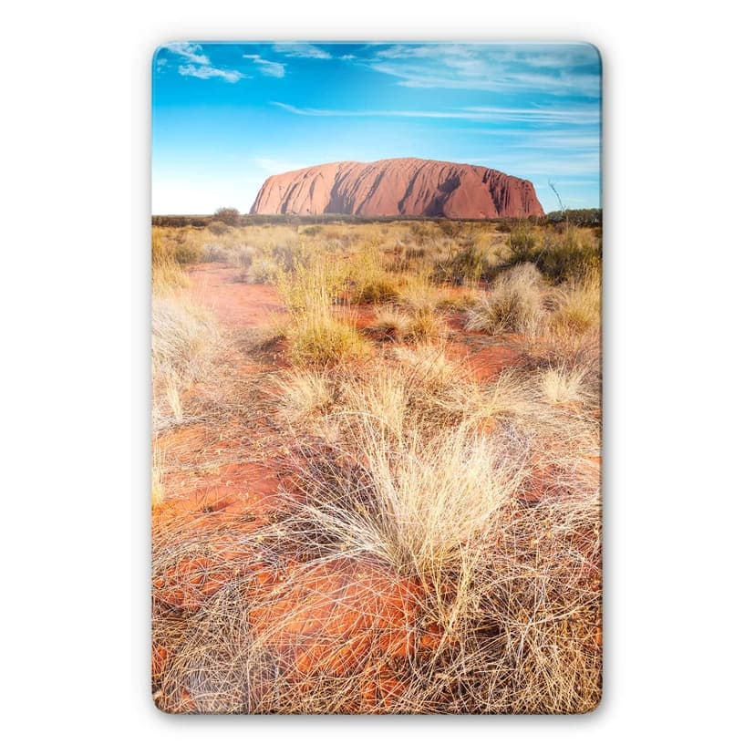 Glasbild Colombo - Ayers Rock