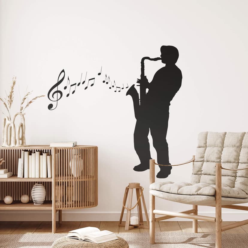 Adesivo murale - Saxofono