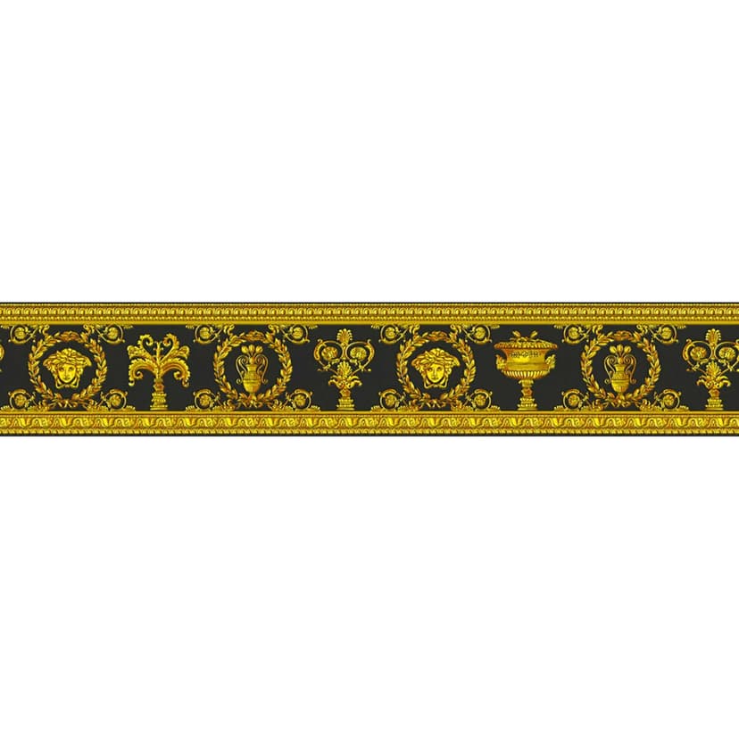 Bordo decorativo Versace Vanitas giallo