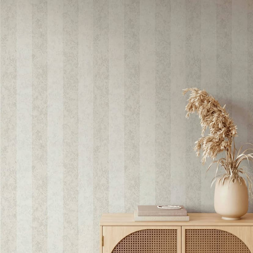 Carta da parati non tessuta a strisce bianche beige per soggiorno camera da letto cucina marburg wallpaper