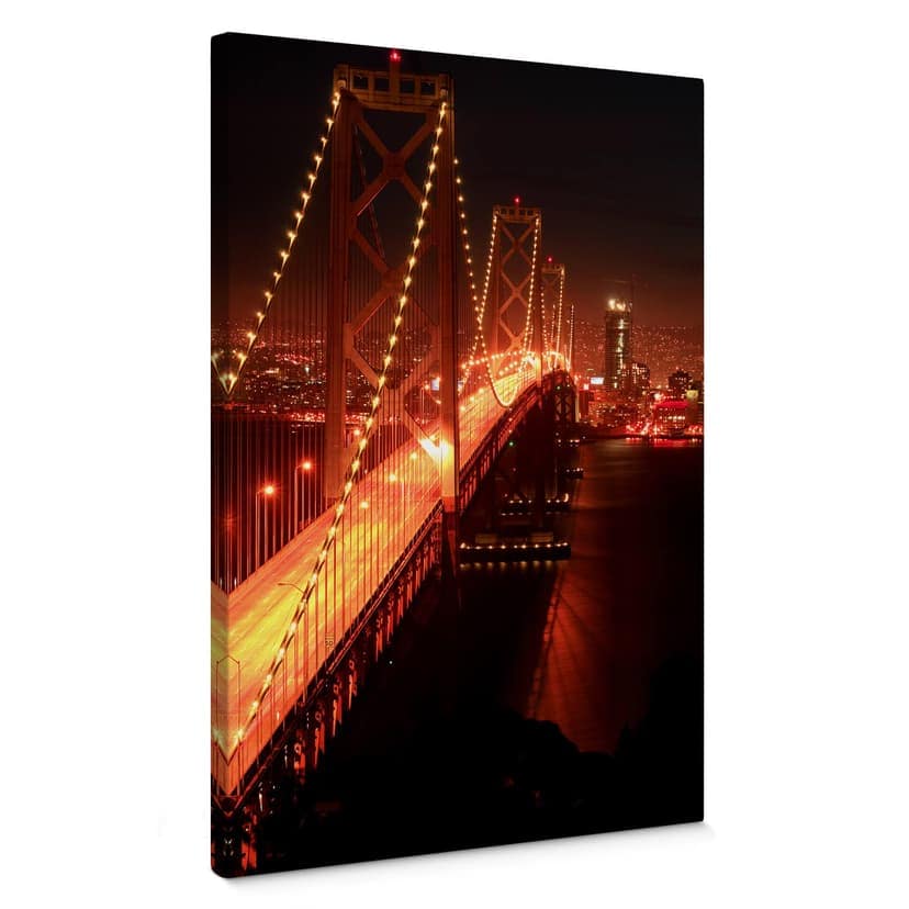 Stampa su tela - Luci di San Francisco