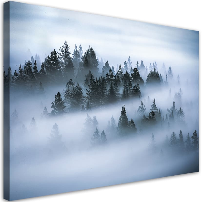 Stampe su tela, Foresta nella nebbia