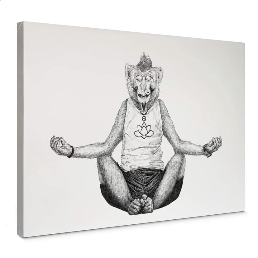 Stampa su tela Kools - Monkey Yoga