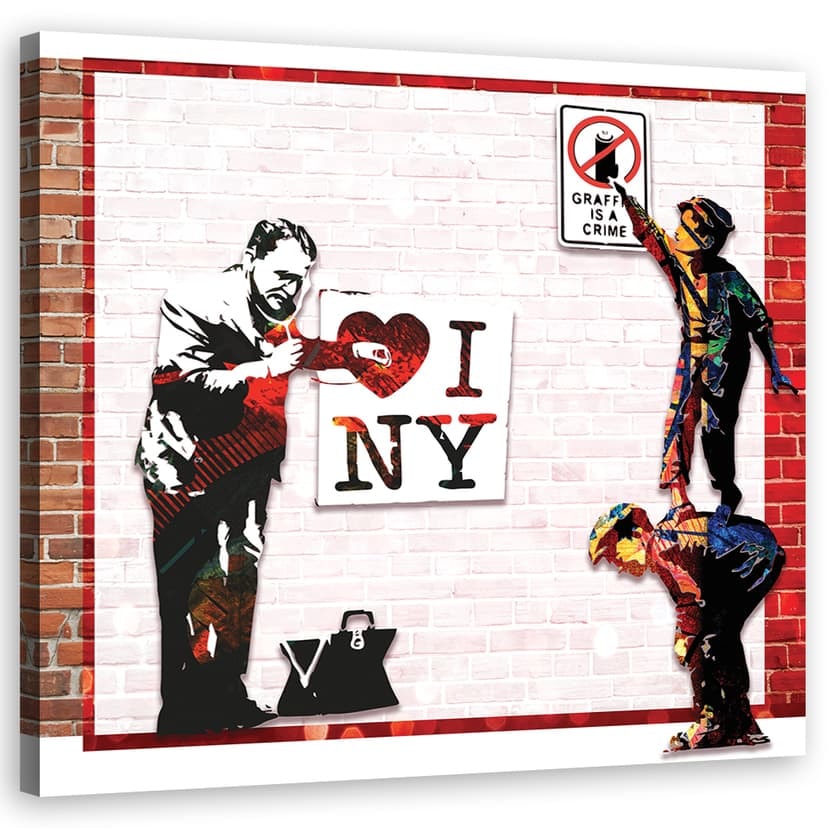 Stampe su tela, Banksy e l'amore per New York