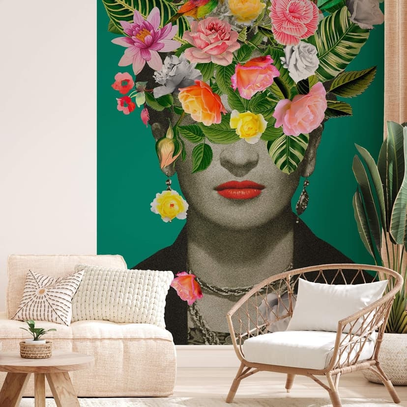 Fotomurale Frida Floral Studio - Frida Floral