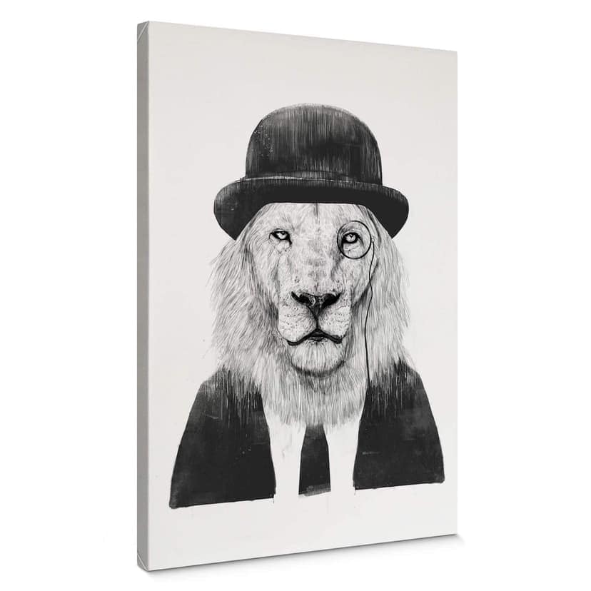 Stampa su tela Solti - Sir lion