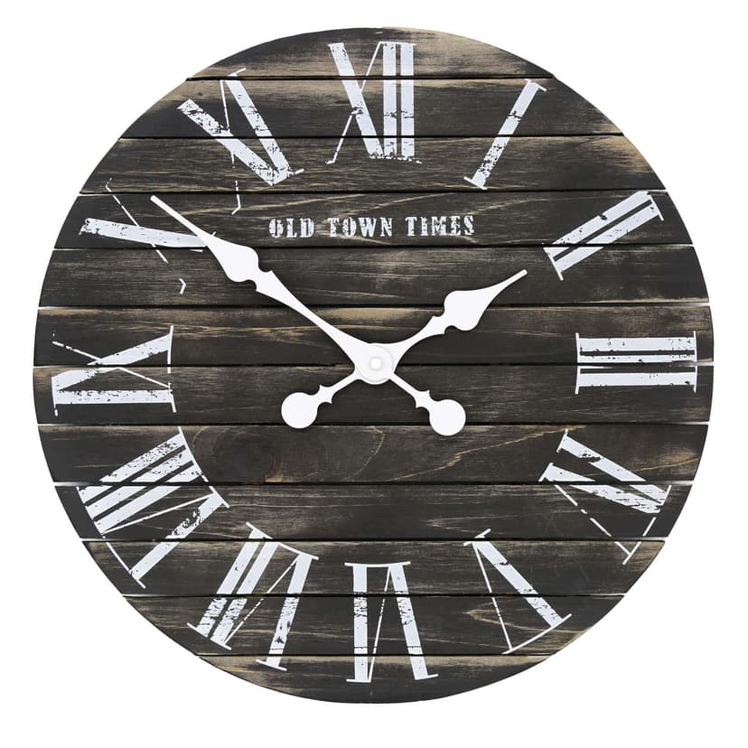 Orologio da parete legno - Ø45 cm