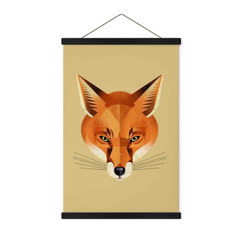 Poster tessile Braun - Volpe
