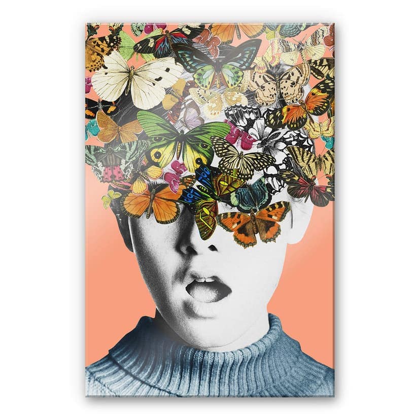 Stampa su vetro acrilico Frida Floral Studio - Twiggy Surprise