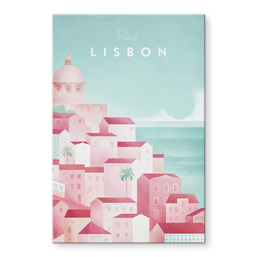 Stampa su vetro acrilico Rivers - Lisbona