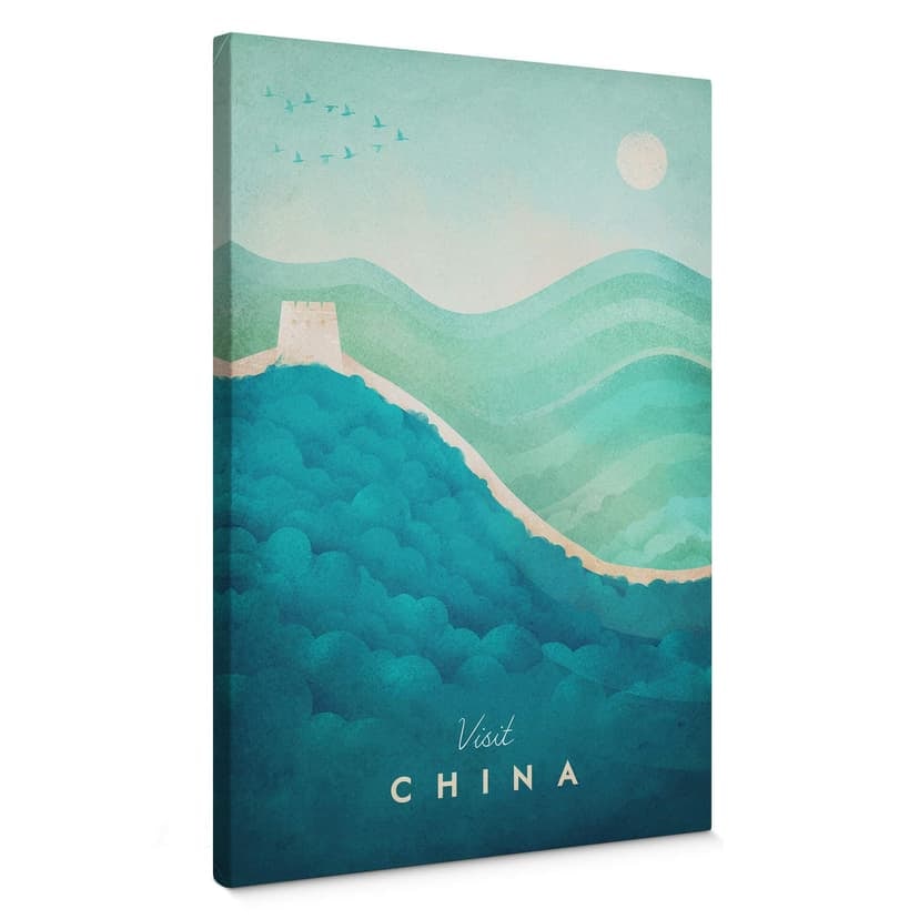 Stampa su tela Rivers - Cina