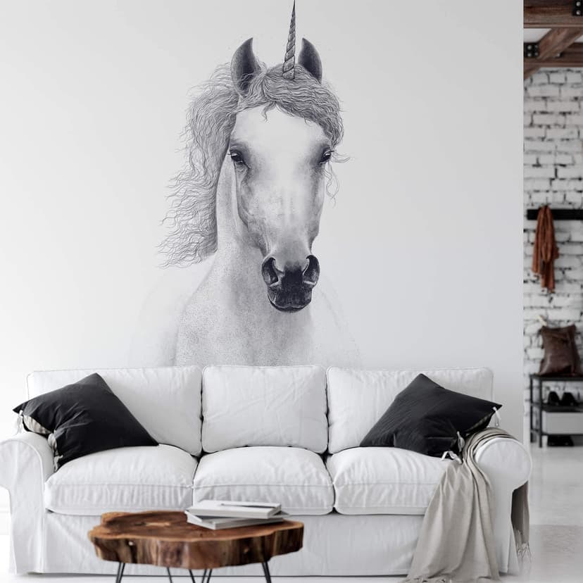 Fotomurale Korenkova - White unicorn