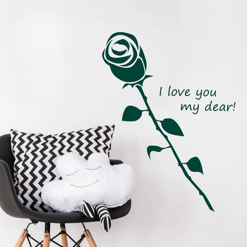 Adesivo murale - I love you my dear!