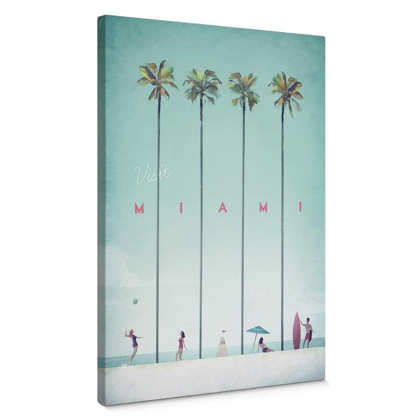 Stampa su tela Rivers - Miami