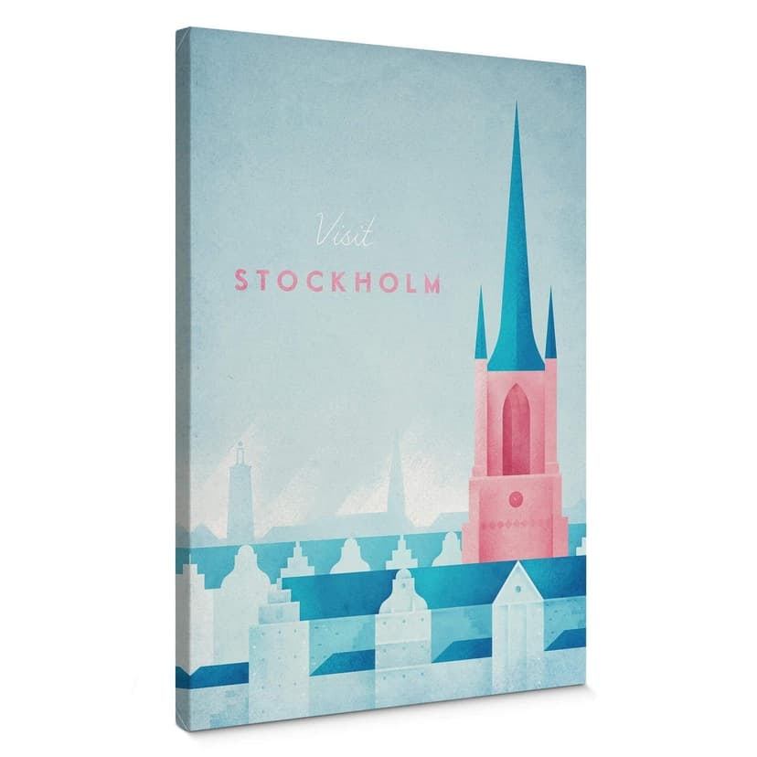 Stampa su tela Rivers - Stoccolma