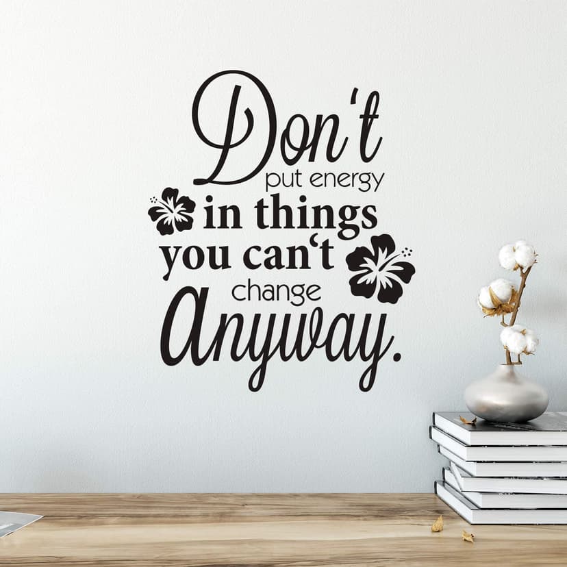 Adesivo murale - Don't put energy...