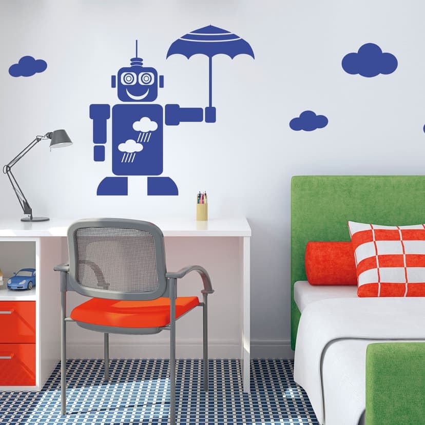 Adesivo murale - Il robot Maddox