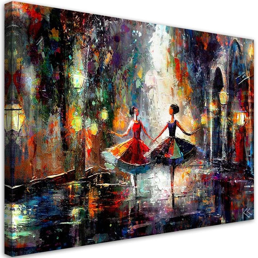 Quadro su tela, Ballerine danzanti