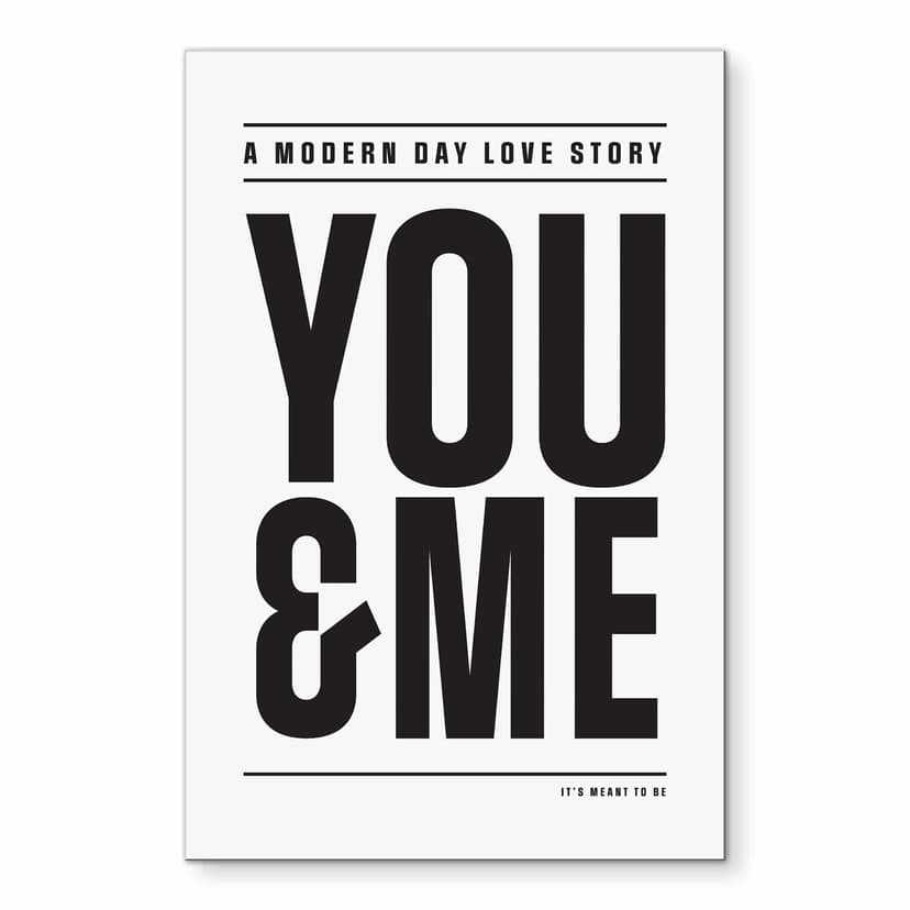 Stampe per pareti You and me - Alu-Dibond - Kerr-Dineen