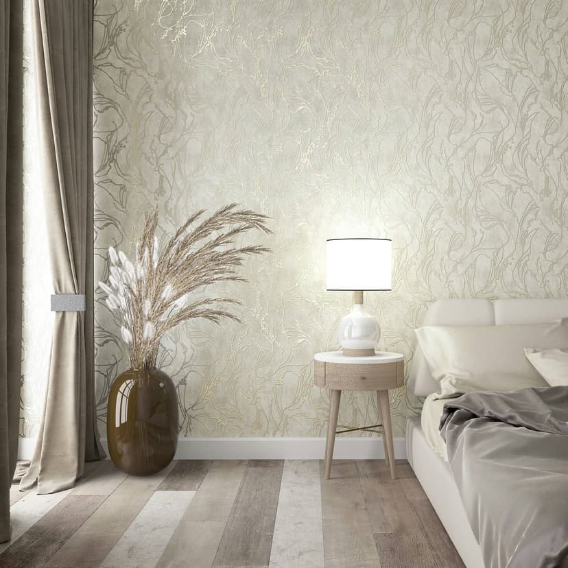 Carta da parati non tessuta beige grafica per carta da parati per soggiorno camera da letto marburg