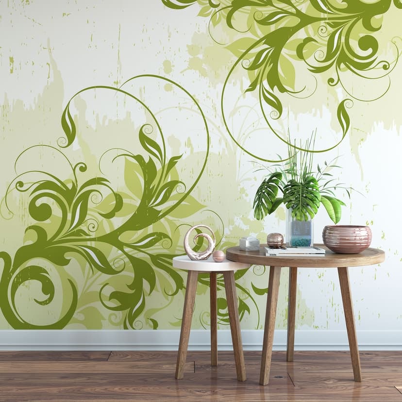 Fotomurale Ornamento verde