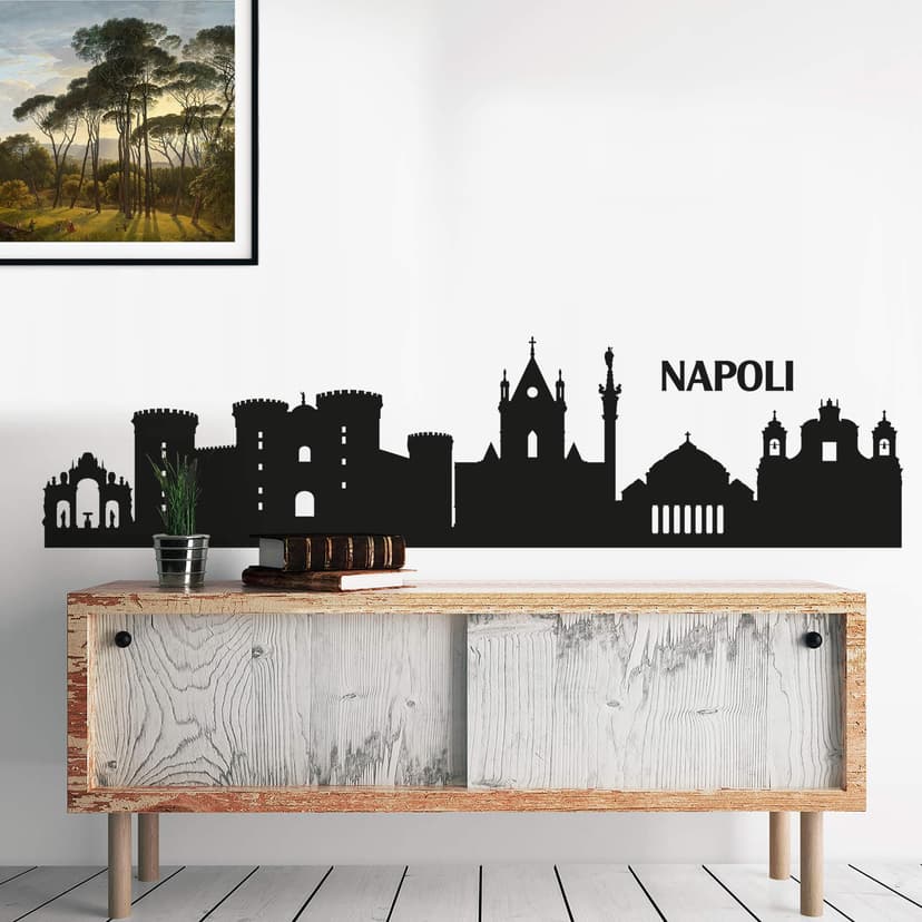 Adesivo murale Profilo di Napoli