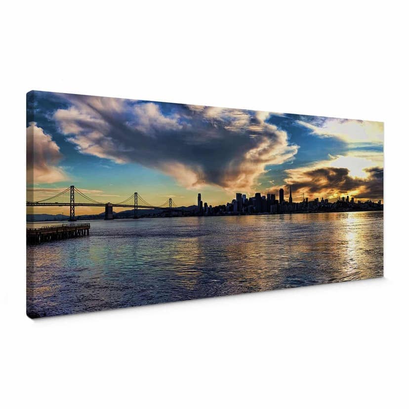 Stampa su tela - San Francisco skyline - Panorama