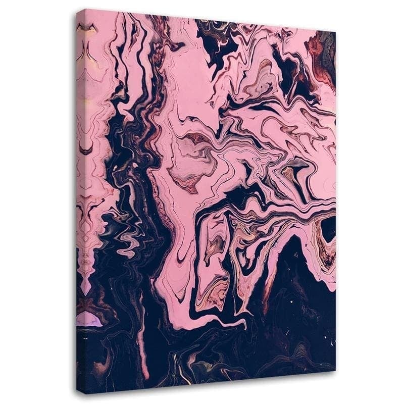 Stampe su tela, Astratto in rosa come dipinto