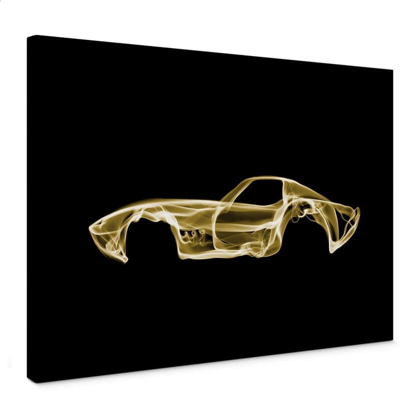 Stampa su tela Mielu - Yellow car
