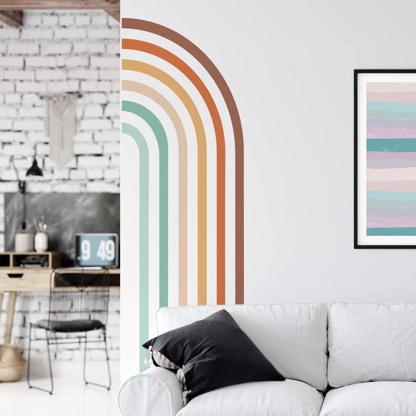 Adesivo murale Half Rainbows