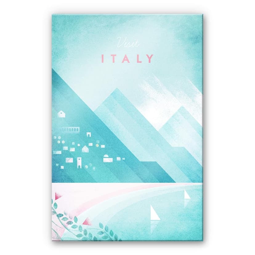 Stampa su vetro acrilico Rivers - Italia