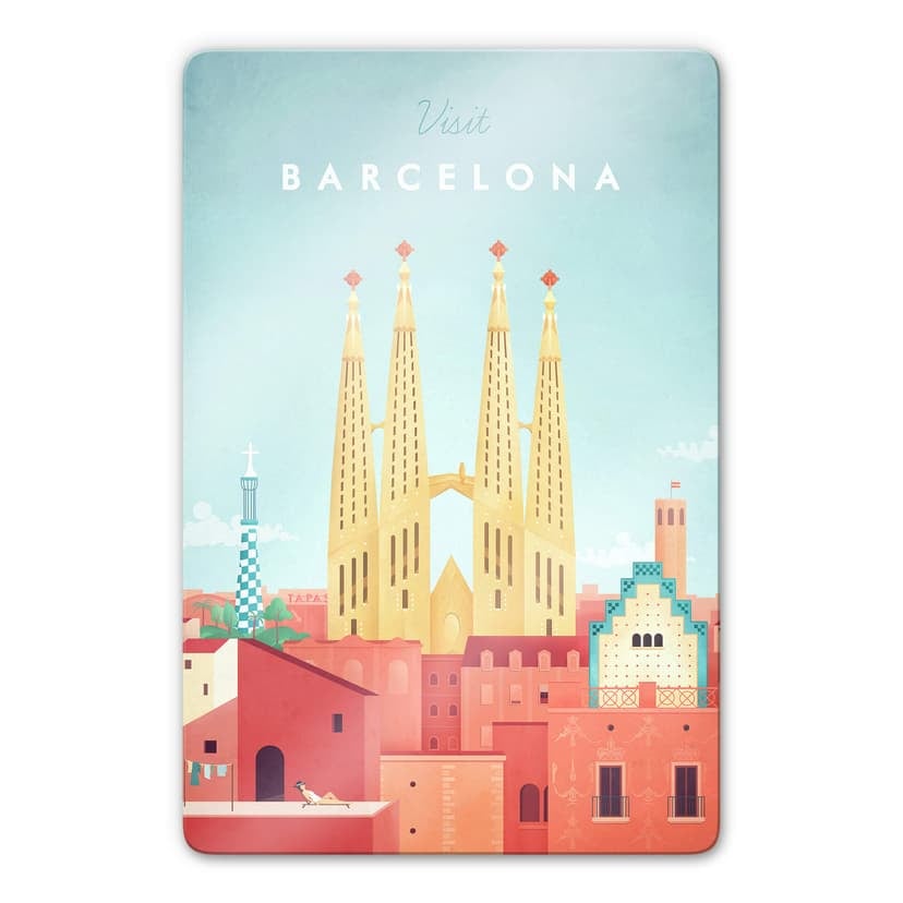 Stampa su vetro Rivers - Barcellona