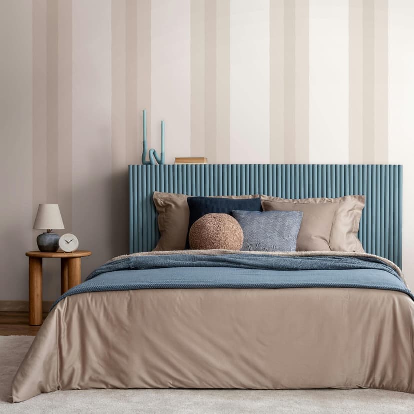 Carta da parati in tessuto non tessuto a strisce Stripes Classic opaco in beige